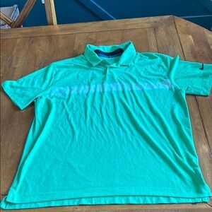 Green Nike Golf Shirt